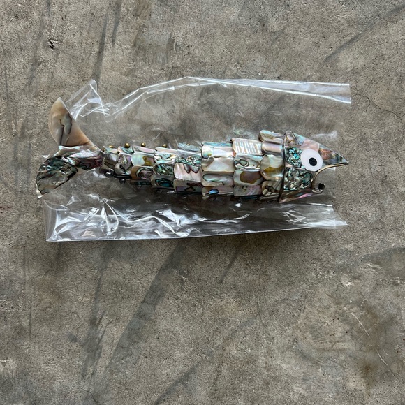 Decorative Mexican Made Mosaic Fish Sculpture - Picture 4 of 4